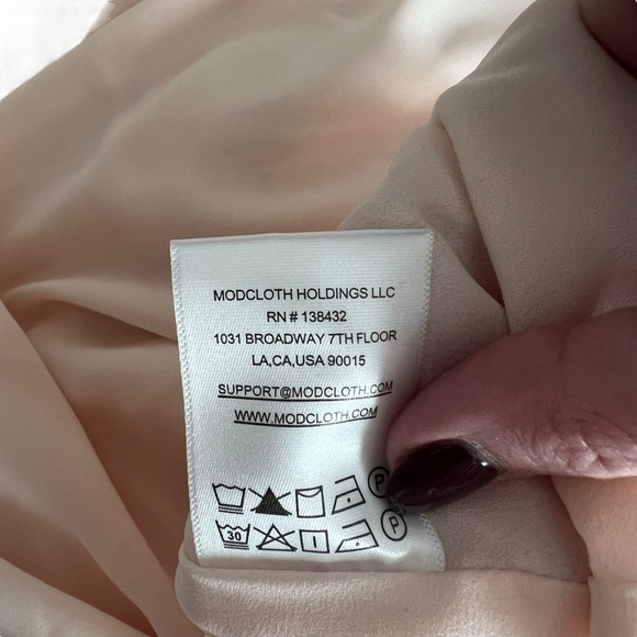 ModCloth - NWT Wrapped in Rapture Flowy Boho Bridesmaids Wedding Maxi Dress Sz L - Picture 14 of 14